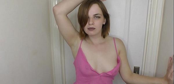  Hot busty Katie Lou showing off her downblouse beauty